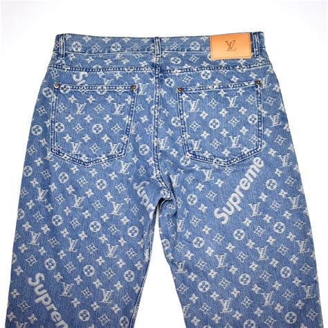 supreme x louis vuitton jean.